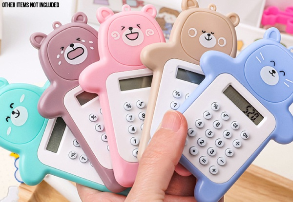 Two-Pack Kids Bear Calculator