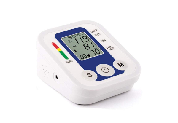 Blood Pressure Monitor with Adjustable Cuff
