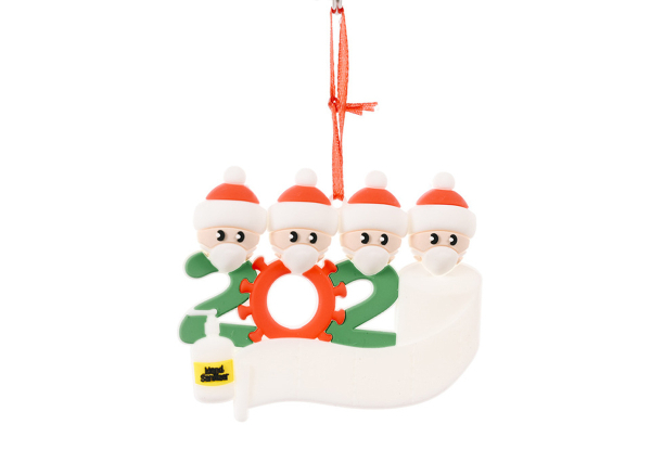 2020 Christmas Santa Hanging Ornament - Five Options Available