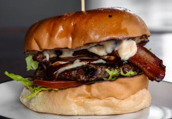 Any Gourmet Burger at Handmade Burgers & Bar Kingsland - Options for up to Six Burgers