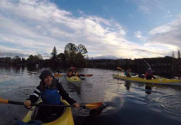 Three-Hour Glow Worm Adventure Kayak Trip for One Adult - Options for Child, Two Adults & a Family Pass
