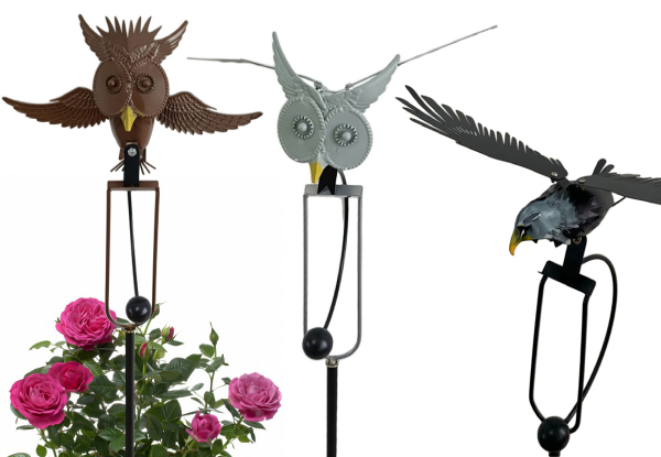 Bird Shaped Swinging Garden Statue - Three Designs Available