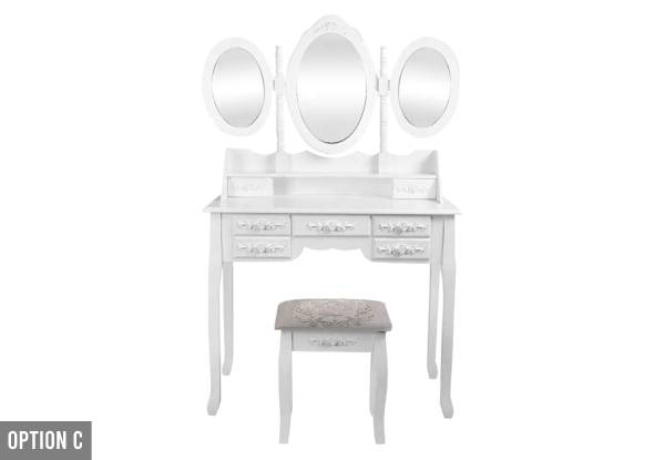 Elegant Dressing Table Range - Three Options Available