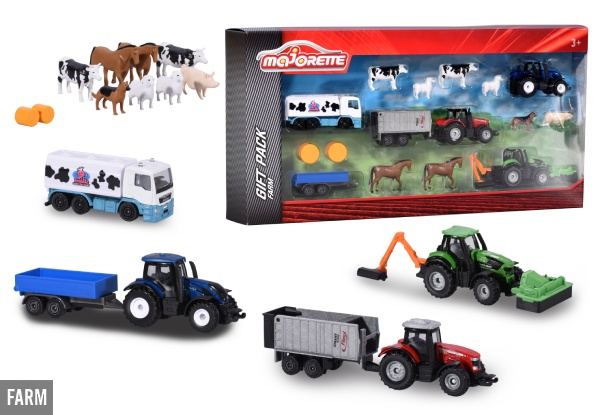 Majorette Diecast Vehicles Gift-Pack Theme Set - Three Options Available