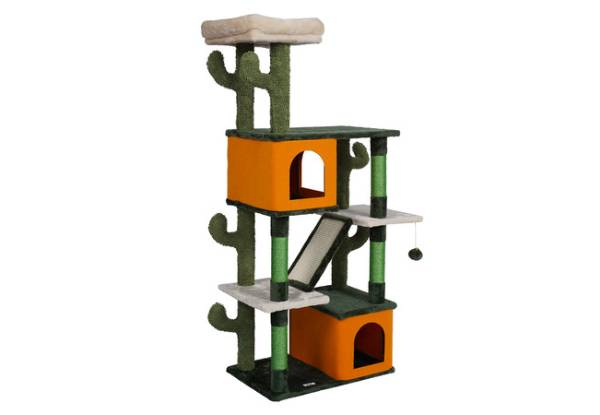 Petscene Cat Tree 146cm Scratching Post Tower