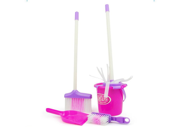 Five Piece Kids Toy Cleaning Set
