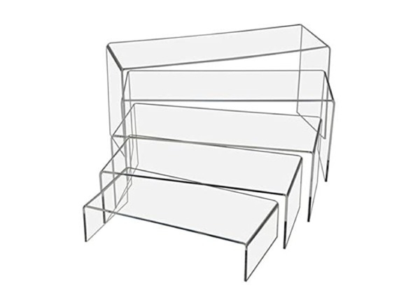 Five-Piece Jewellery Display Riser Stand Set - Option for Two-Set