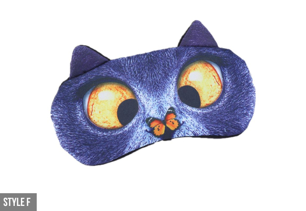 Kids 3D Cartoon Animal Sleep Eye Mask - Seven Styles Available