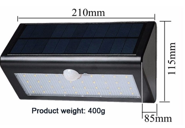 500-Lumen Waterproof Outdoor Sensor Light