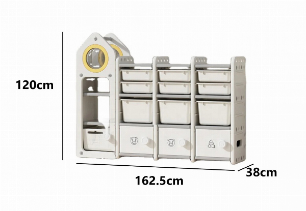 Kids Multi-Bin Storage Shelf - Two Options Available