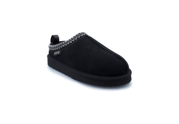 Ugg Roughland Water-Resistant Tassie Suede Sheepskin Moccasin Slippers -  Available in Two Colours & Six Sizes