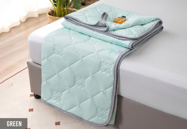 Lightweight Soft Summer Cooling Blanket - Available in Four Colours & Three Sizes