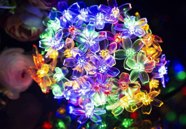 Sakura Flower Solar String Light - Three Colours & Three Sizes Available