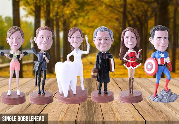 Custom Made Personalised Bobble-Head -  Additional Delivery Charge Applies