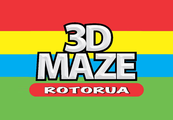 One Adult 3D Maze Admission - Options for a Child or a Family Pass