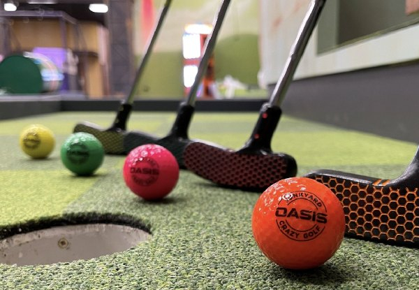 The Oasis Virtual Reality & Entertainment Centre - Activities include Racing Simulator, Hologate VR, Dark Ride, VR Laser Tag Arena & Mini Golf - Options for up to Four People & up to Five Activities