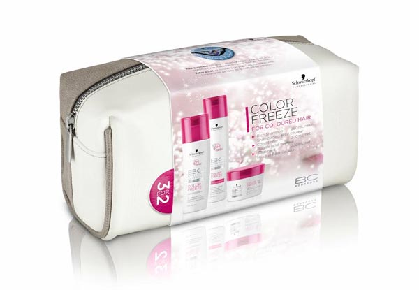 Schwarzkopf Professional Bonacure Colour Freeze or Repair Rescue Trio Pack incl. Gift Bag - Option for Two Packs Available
