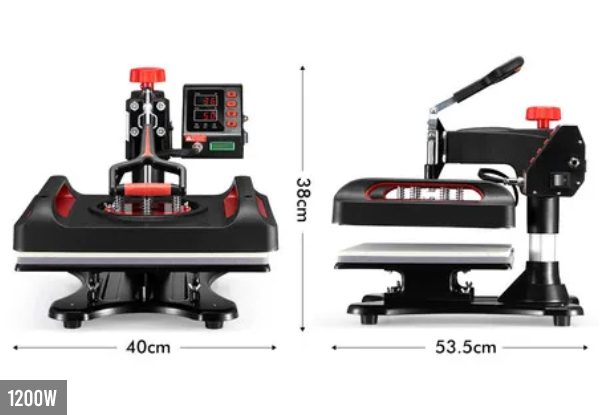 Five-in-One Digital Heat Press Printer - Two Options Available