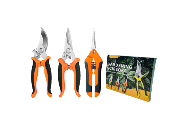 Three-Piece Set Gardening Pruning Shears - Available in Three COlours