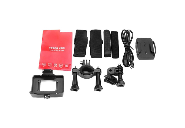 Full HD Sports Camera 1080P with Installation Accessory Kit - Three Colours Available