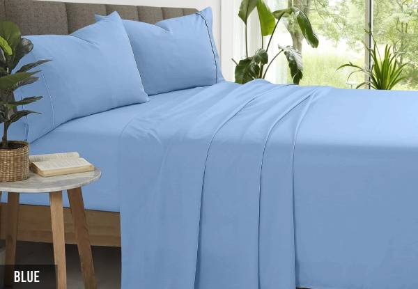 2000TC Super Soft Bamboo Microfibre Sheet Set - Available in Six Colours & Four Sizes