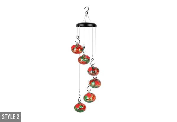 Wind Chime Bird Feeder - Three Styles Available