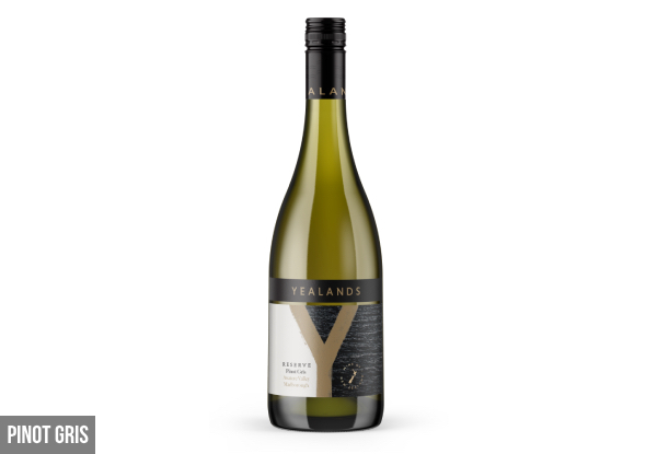 Six Bottles of Yealands Reserve Wine   - Options for Sav Blanc, Chardonnay, Pinot Gris, or Pinot Noir