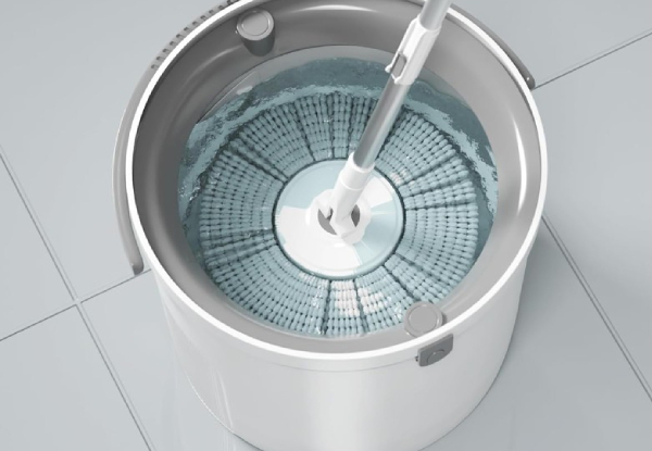 360-Degree Rotating Spin Mop & Bucket Set with Telescopic Handle