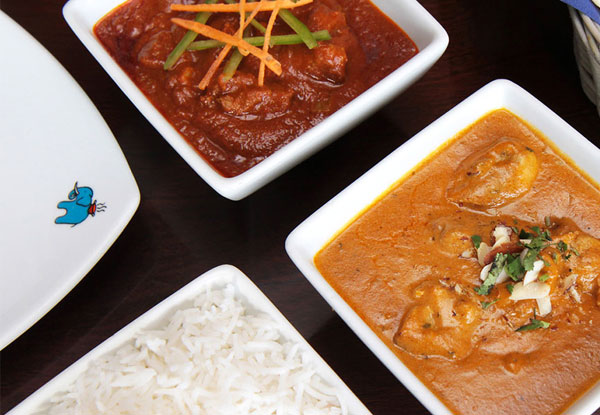 Two Curries & Shared Rice - Valid for Takeaway & Dine-In