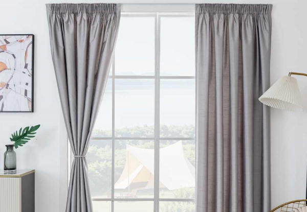 Pair of Thermal Readymade Curtains - Available in Three Colours & Six Sizes