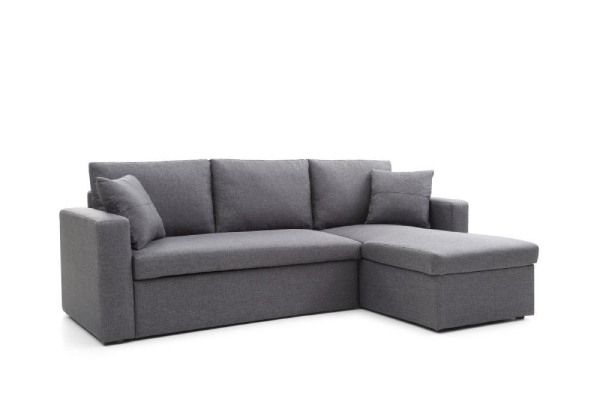 Kuala Lumpur Linen-Feel Fabric Four-Seater Sofa Bed