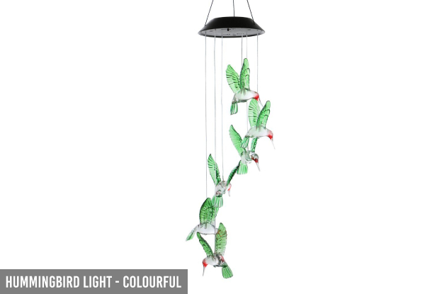 Solar-Powered Wind Chime Lights - Five Styles Available