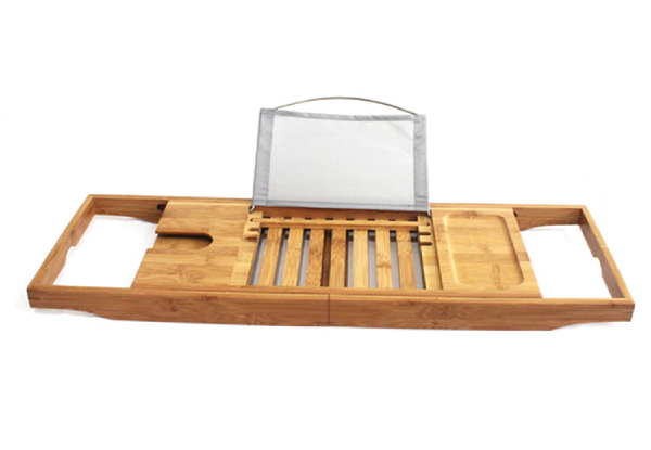 Adjustable Bamboo Bathtub Tray