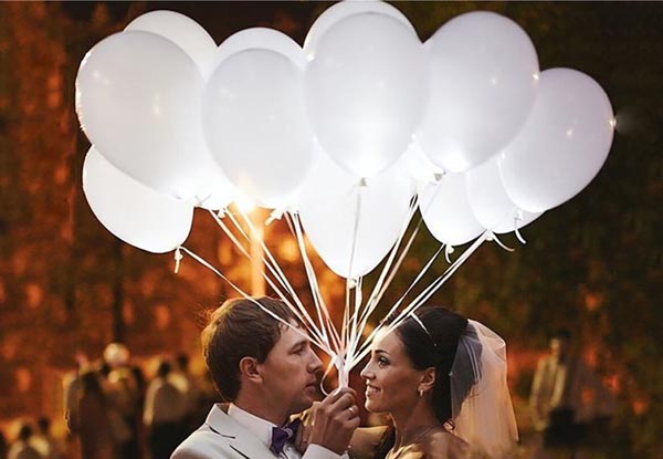 Ten LED Balloons with Free Delivery