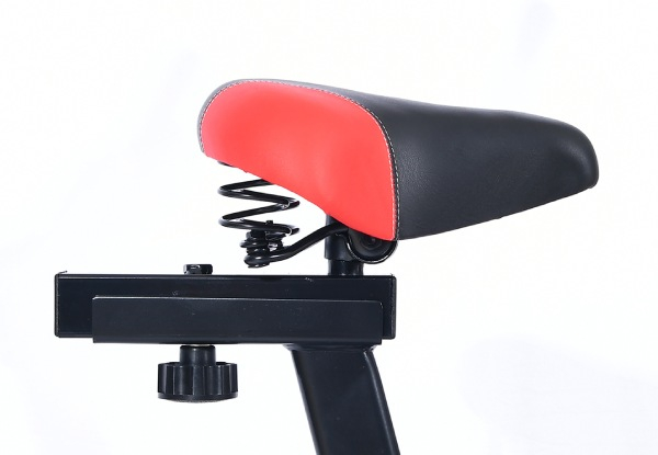 Red Spin Bike with 8kg Flywheel