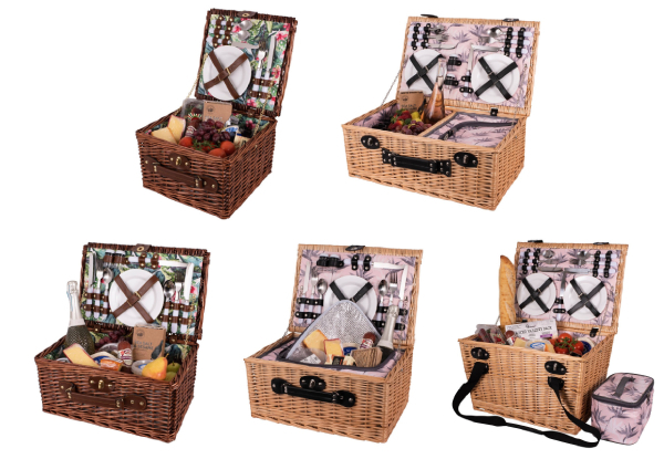 Avanti Picnic Baskets for Two - Options for Four Person Available