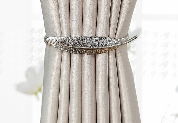 Feather Curtain Tieback - Available in Two Colours & Option for Two or Four-Pack