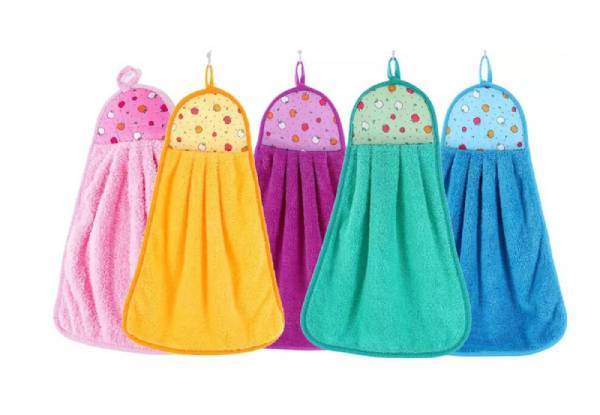 Four-Pack of Bright Hand Towels - Five Colours Available & Option for Eight-Pack