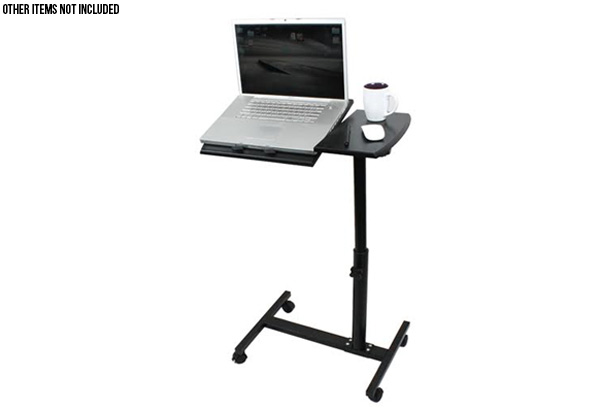 Adjustable Standing Wheeled Laptop Table