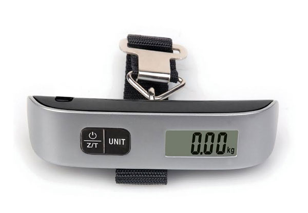 50kg Electronic Luggage Scale incl. Thermometer - Option for Two