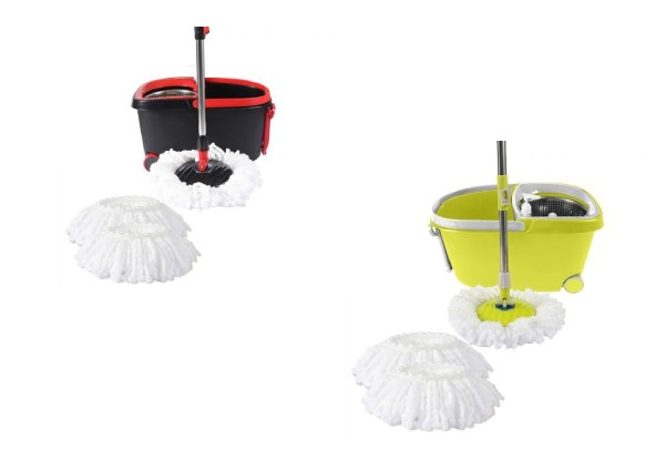 Spinning Mop & Bucket Set - Two Colours Available
