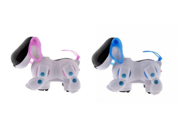 Robot Electronic Walking Patrol Dog - Two Colours Available & Option for Two with Free Delivery