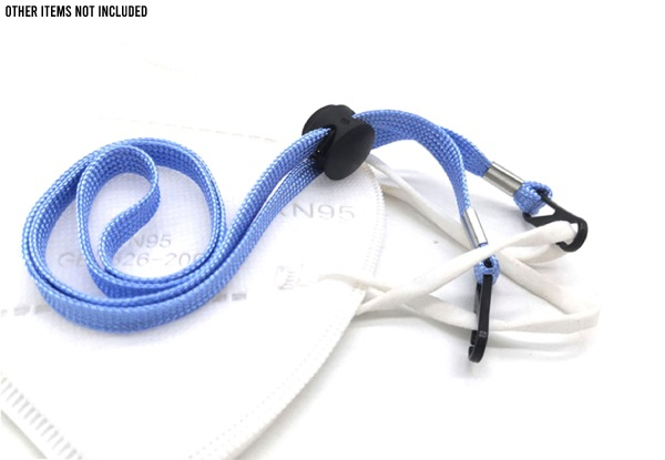 10-Piece Adjustable Lanyards for Face Mask