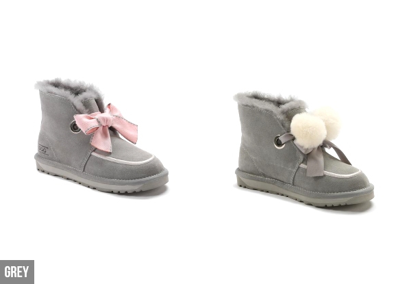 UGG Paislee Pompom Boots - Three Colours & Six Sizes Available