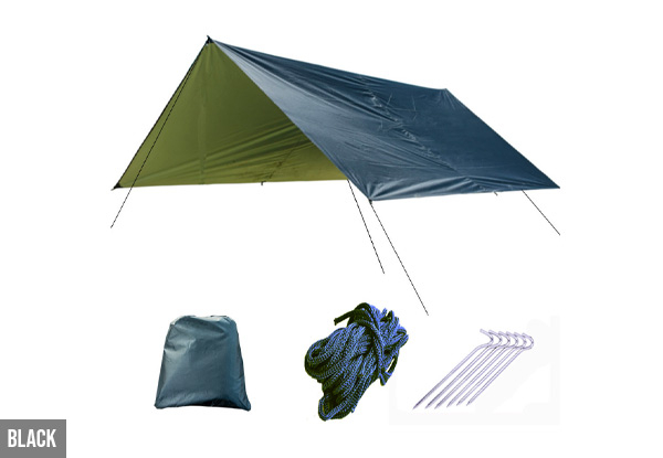 3 x 3m Camping Sun Shelter - Two Colours Available