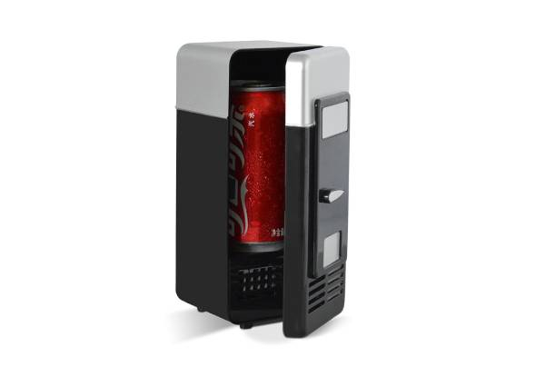 Single Can Mini Beverage Refrigerator - Two Colours Available