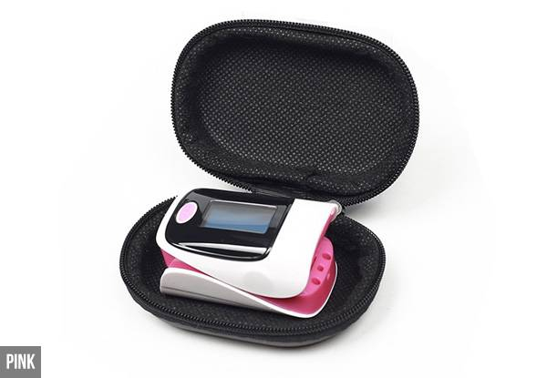 Digital Fingertip Pulse Oximeter - Five Colours Available