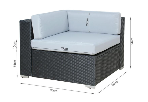 $849 for a Four-Piece Rattan Outdoor Furniture Sofa Set