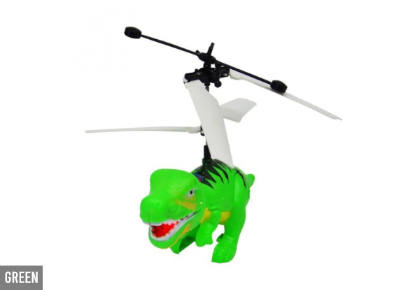 Dinosaur Sensor Helicopter - Four Options & Three Colours Available with Free Delivery