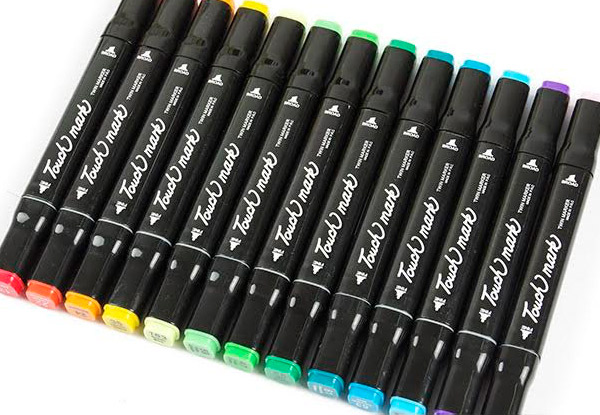 30-Piece Coloured Pen Set - Option for 80-Piece